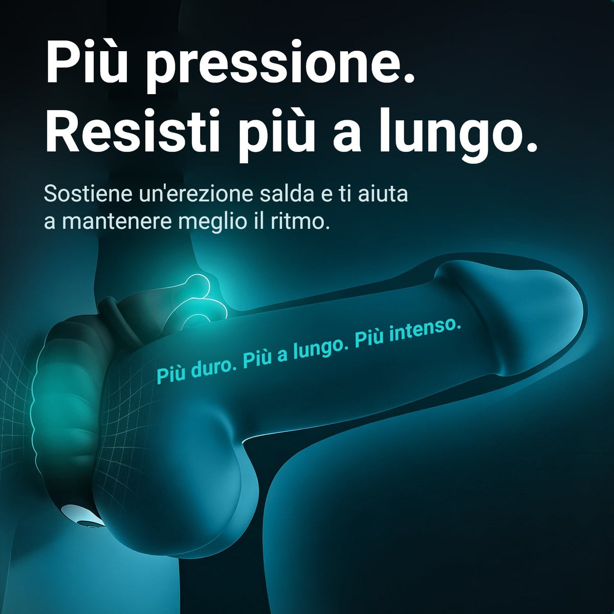 L'anello fallico Ultrapulse sostiene un'erezione salda e aiuta a mantenere il ritmo