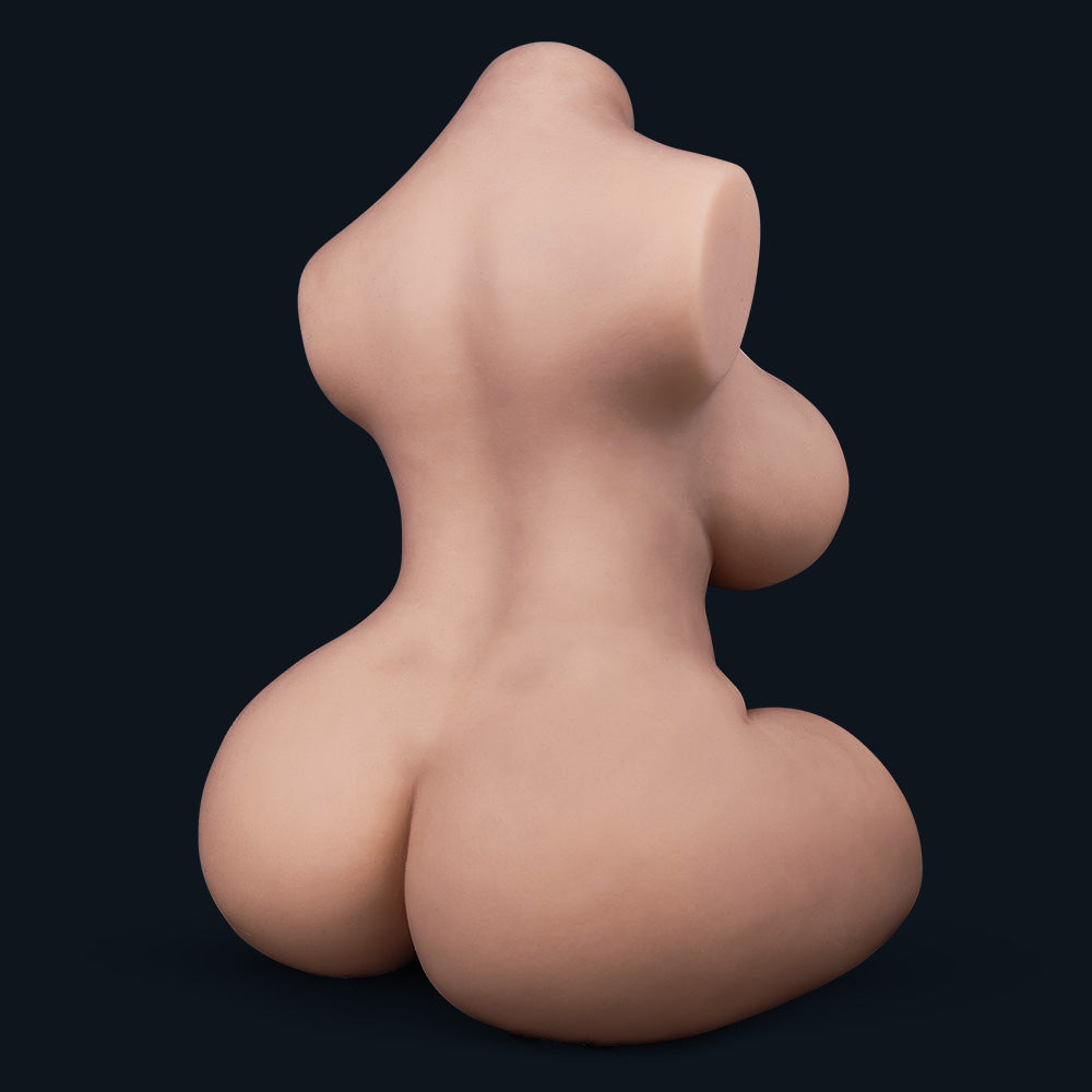 Sex doll torso Maud, back view with butt and narrow waist