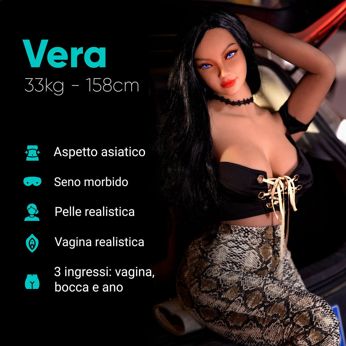 Vera descrizione, sex doll realistica per uomo