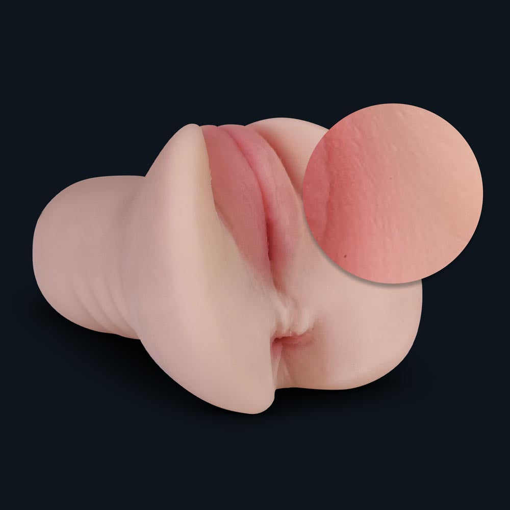 Lotte pocket pussy with enlarged close-up of the skin texture