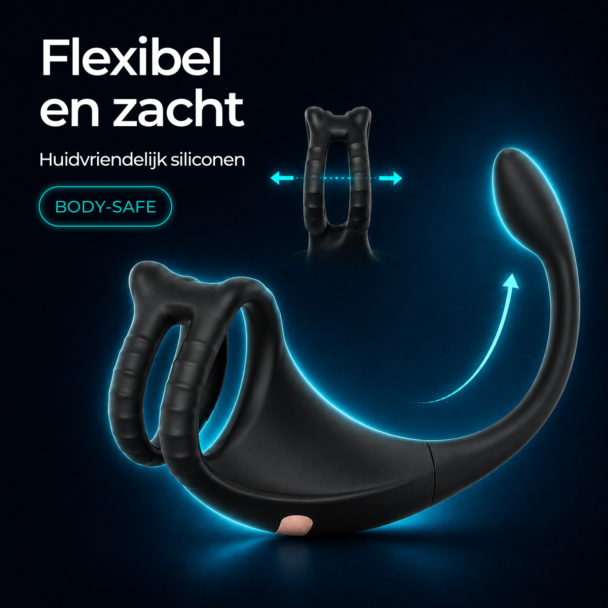 Thinpulse Pro made of flexible, soft, body-safe silicone