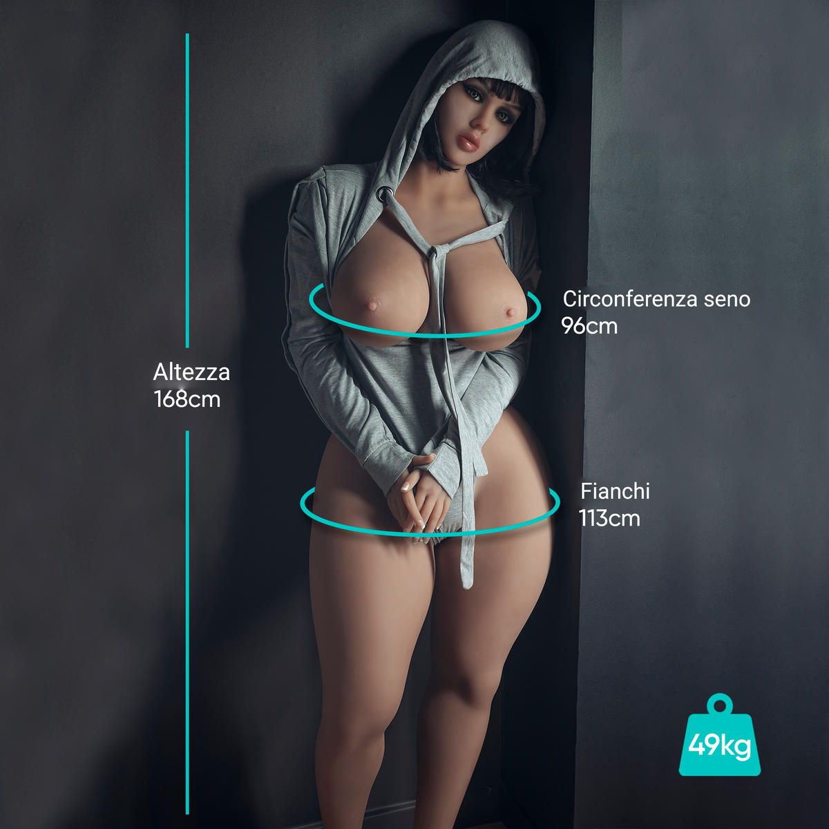 Eva davanti descrizione, sex doll per uomo